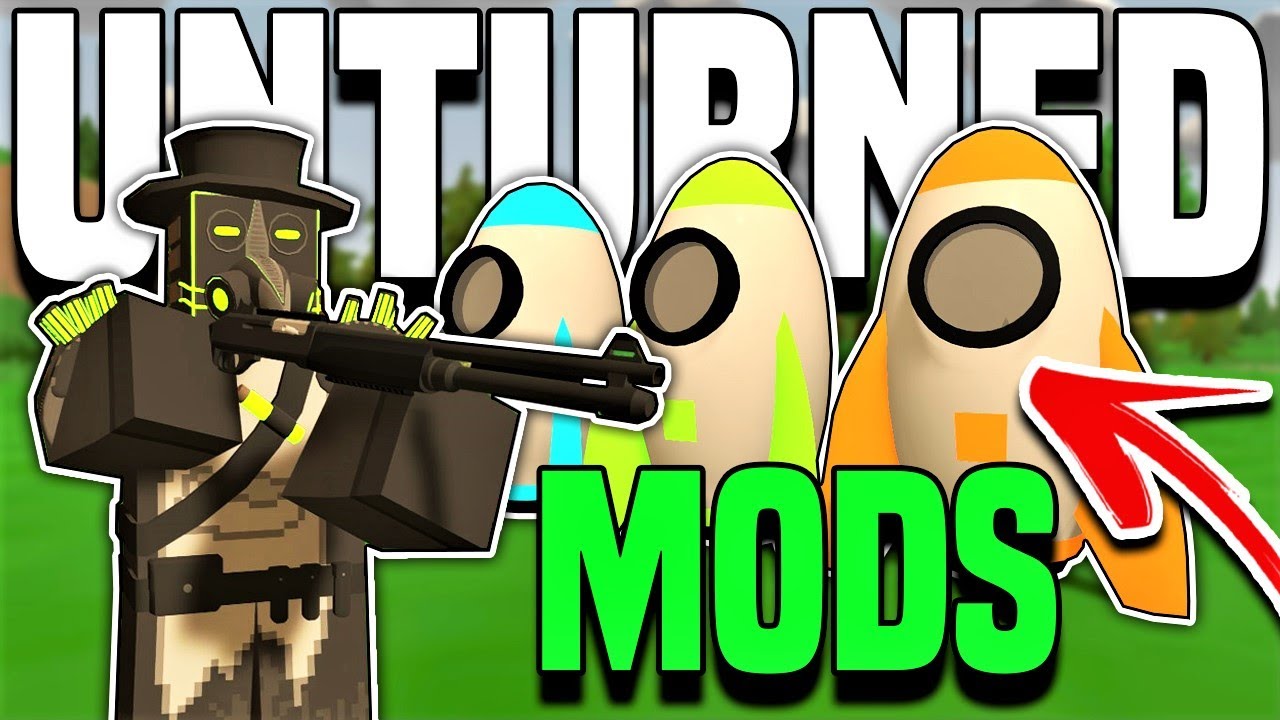 THE BEST GUN MOD EVER!!, WORKING ROCKETS and MORE! (Unturned Mods Showcase)