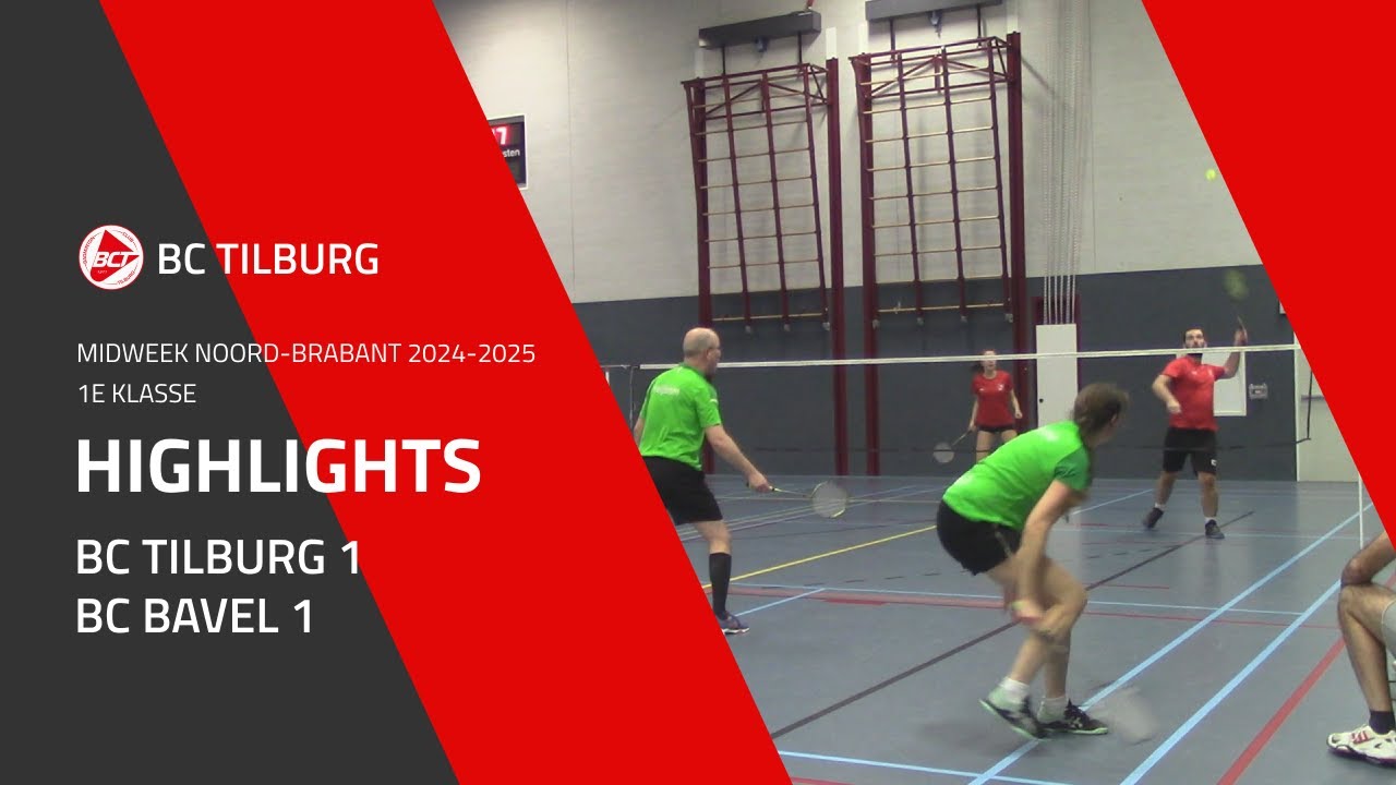 BC Tilburg 1 - BC Bavel 1 | 1e KLASSE | Midweek Noord-Brabant 2024-2025