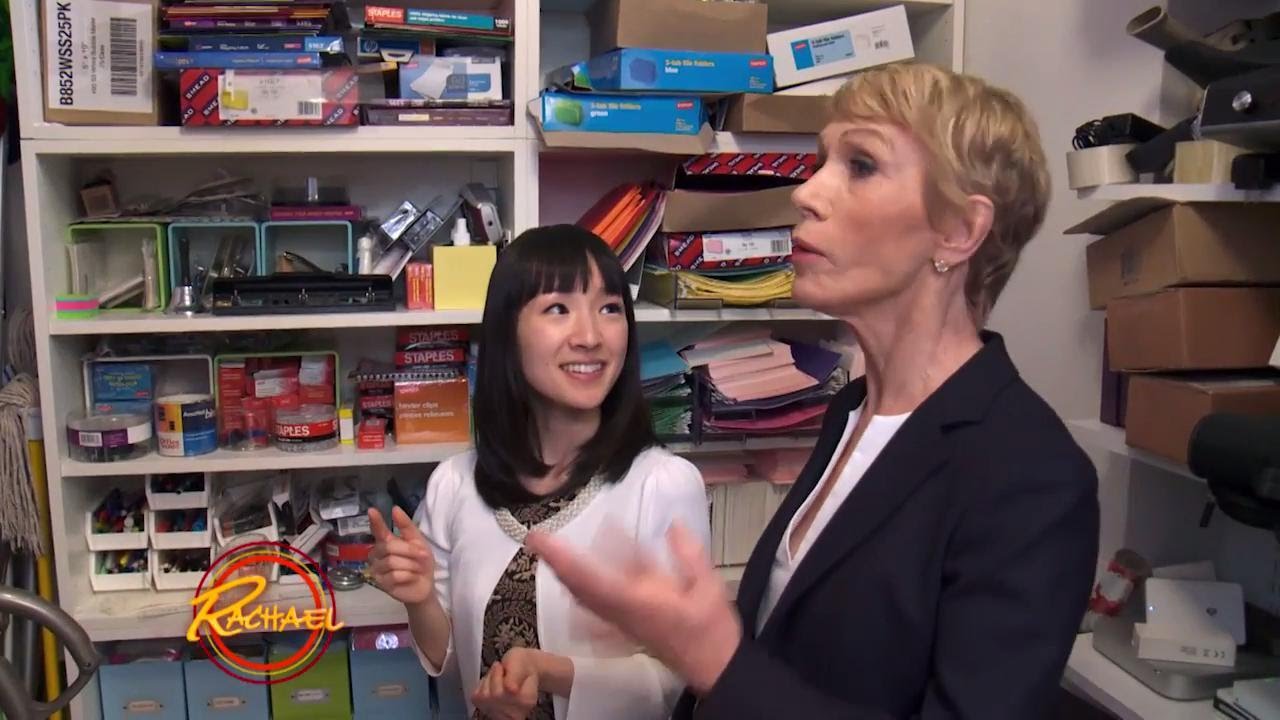 The Queen of Tidying Marie Kondo Organizes a Hot Mess Closet in Only ONE Hour