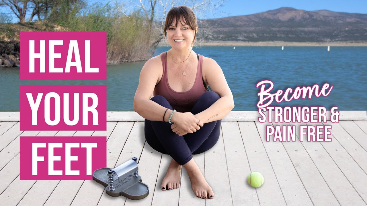 Pilates Foot Corrector and Tennis Ball Exercises for Plantar Fasciitis Relief