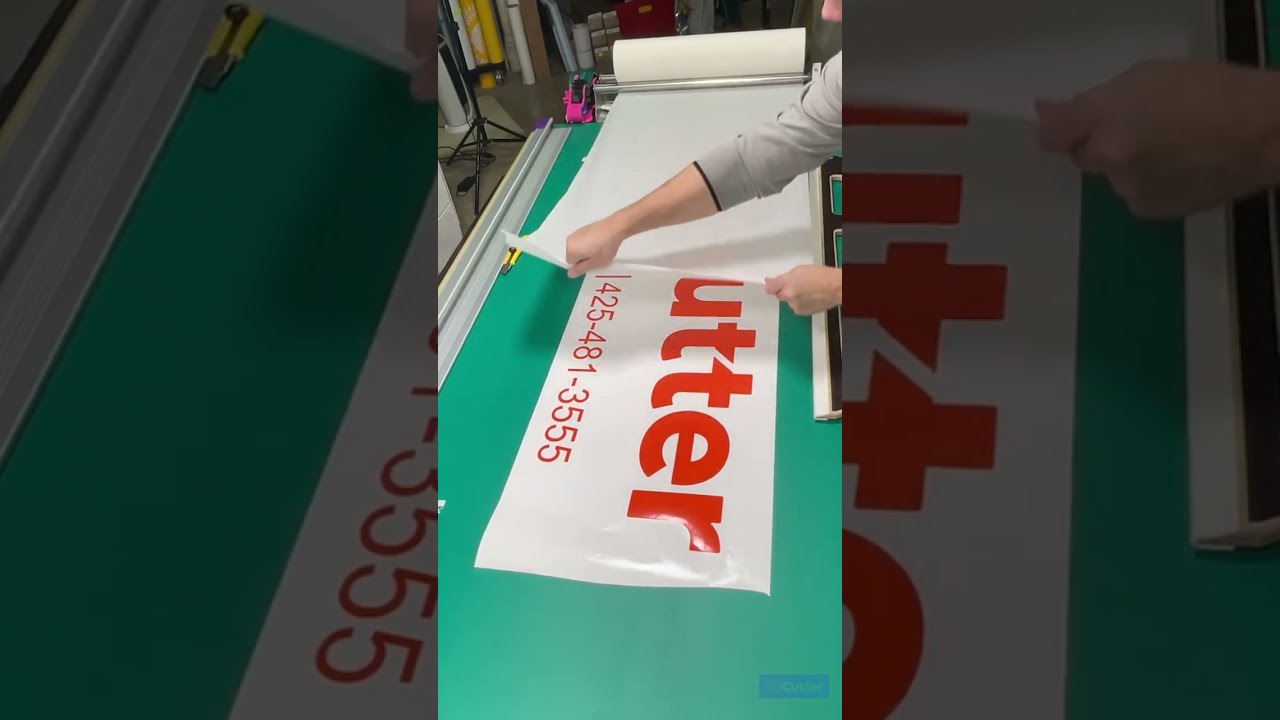 Бумага или пластик? #Короткий обзор основ работы с переводной лентой для вывесок, наклеек, трафар...