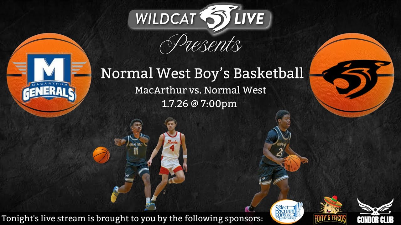 Normal West Wildcat Boys Basketball vs. Decatur MacArthur