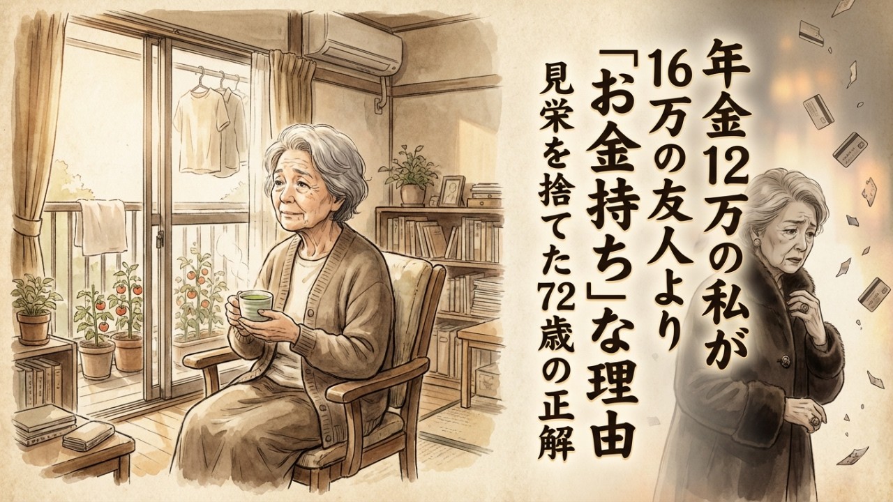 【年金12万】72歳、貯金ゼロのはずが…娘からの3万円を使わない理由を聞いた友人が泣いた夜。