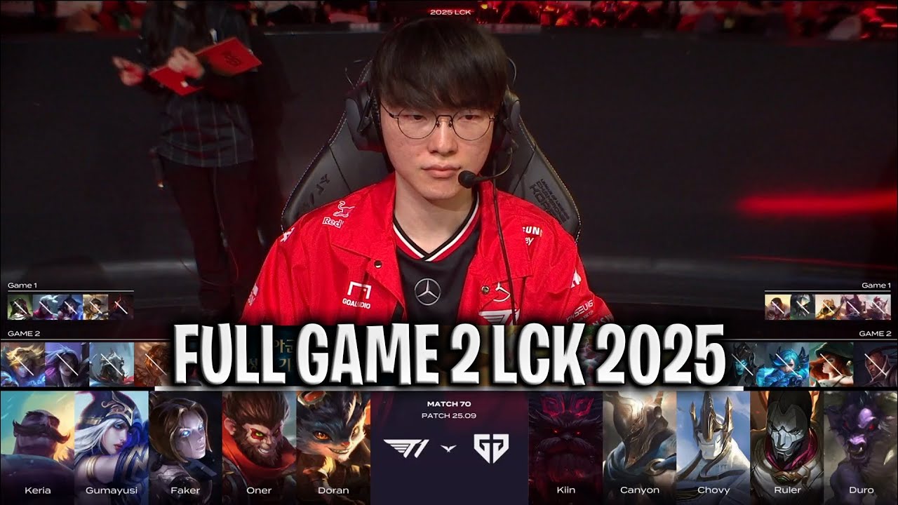 GEN vs T1 GAME 2 LCK SPRING 2025 W7D5 | GENG ESPORTS vs T1 G2 LCK 2025