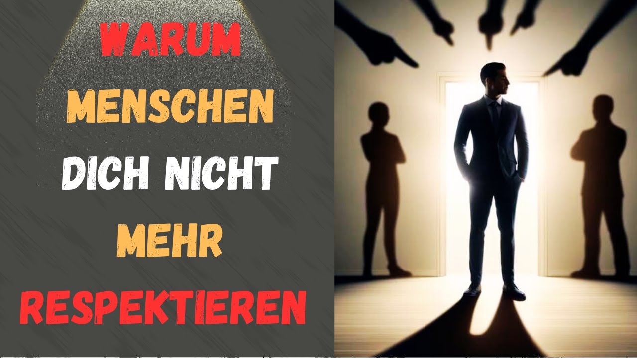 Was du tust, wodurch andere den Respekt vor dir verlieren
