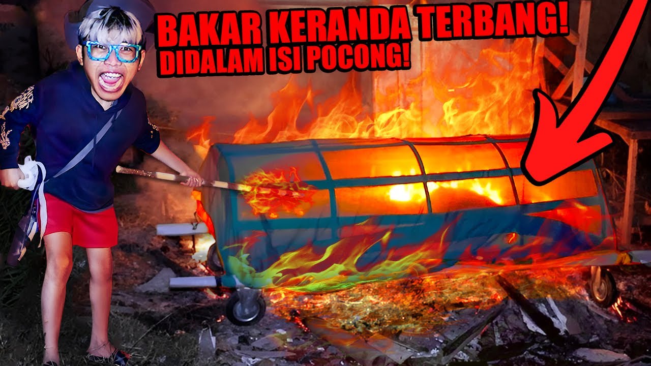 SELAMAT TINGGAL KERANDA TERBANG MENGERIKAN!!! HAMPIR KABUR KETIKA DI BAKAR, DIA NGAMUK BESAR!!!