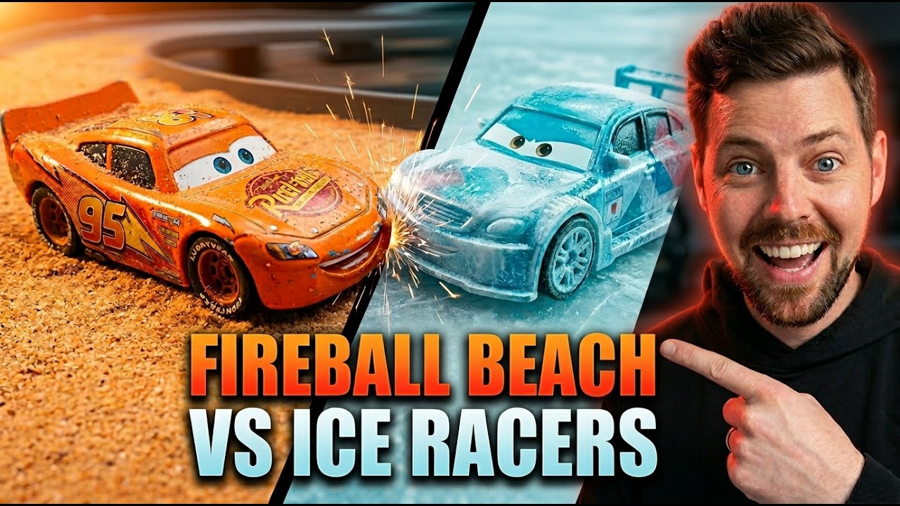 DISNEY CARS FIREBALL BEACH VS ICE RACERS TOURNAMENT