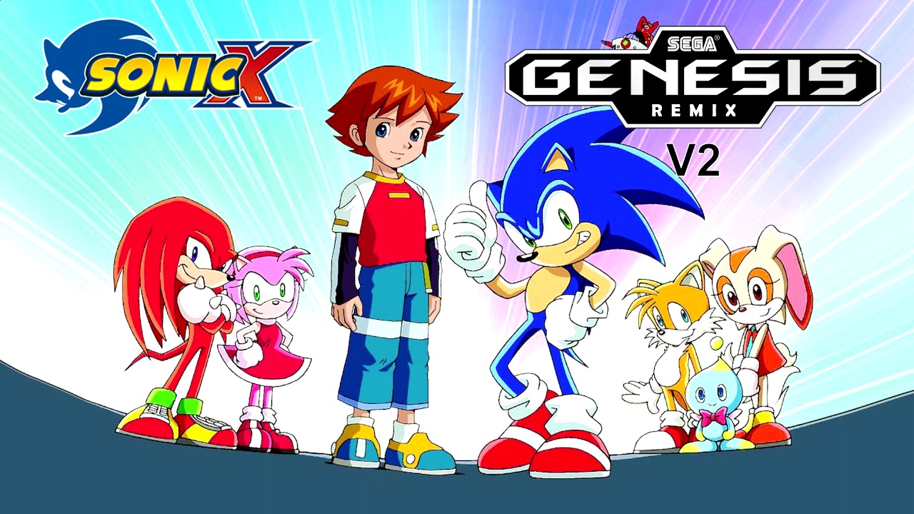 Sonic X Gotta Go Fast [Instrumental] Sega Genesis remix (Sonic 1 version)