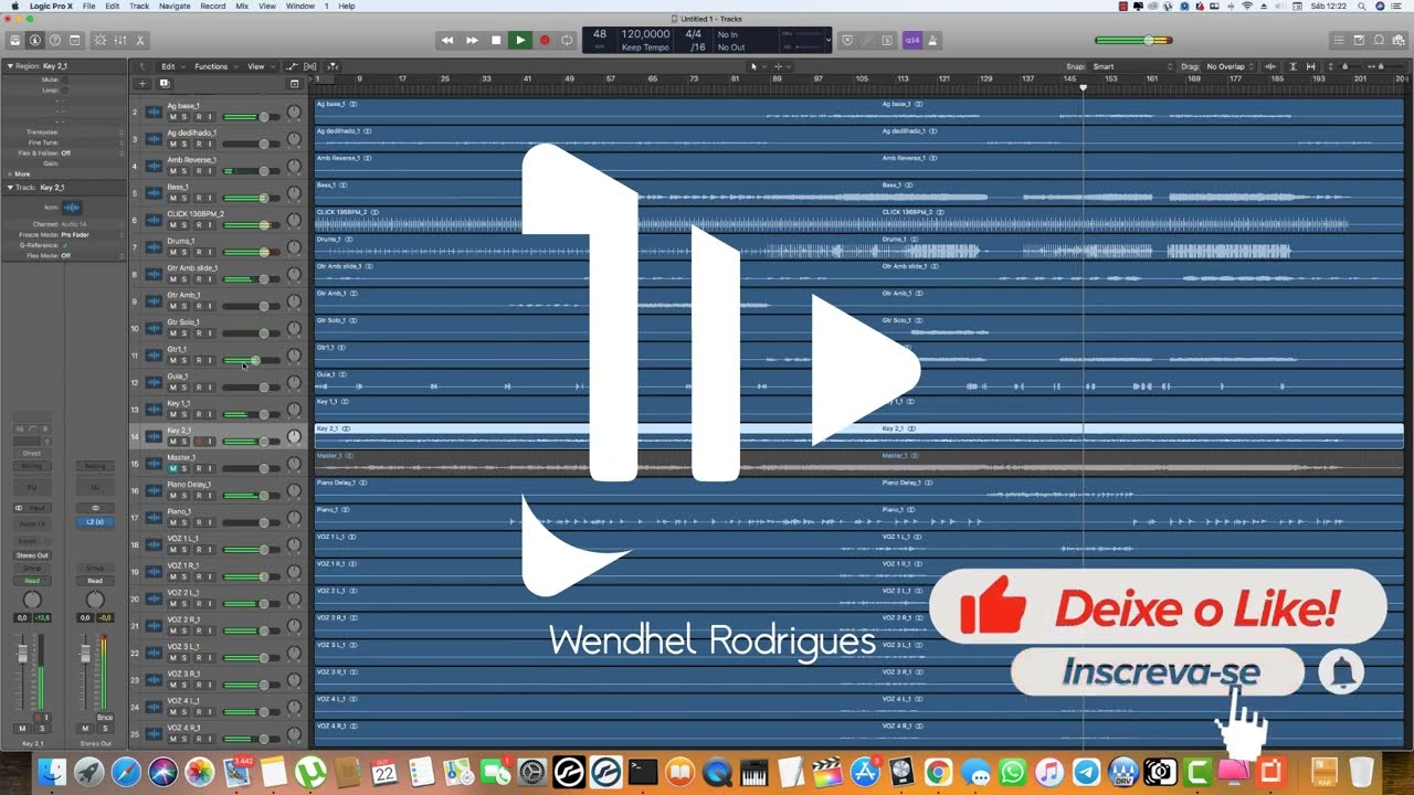 MULTITRACK - Santo Espírito (Holy Spirit)  Paulo César Baruk - (Ao Vivo) ft. Leonardo Gonçalves