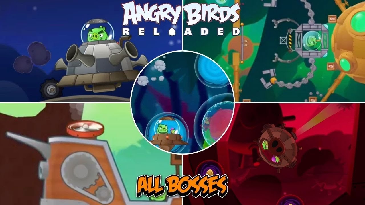 Angry Birds Reloaded (V3.22) All Bosses