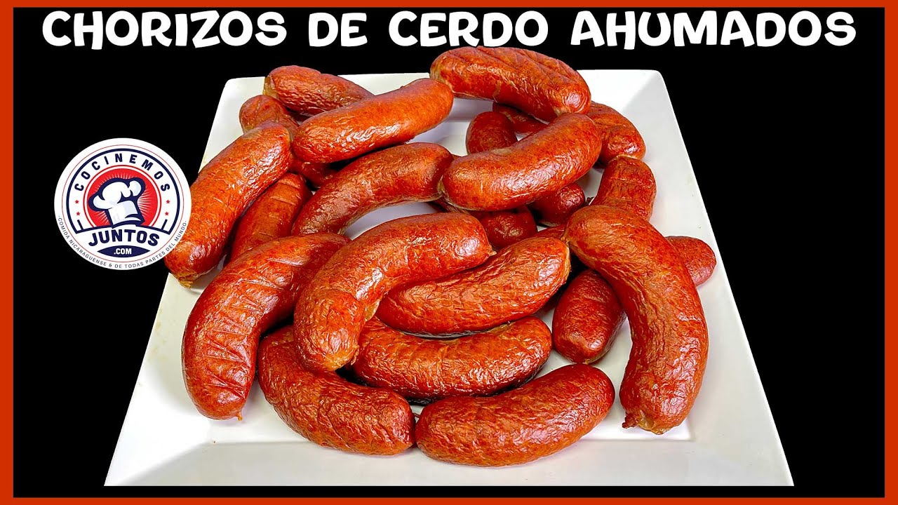 Como hacer chorizos de cerdo ahumados