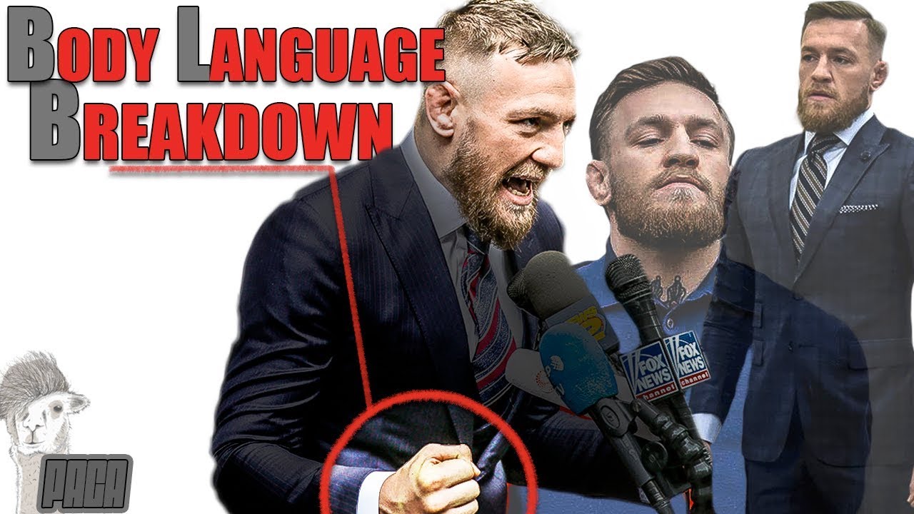 Conor McGregor Body Language Breakdown Legal Issues Resolved