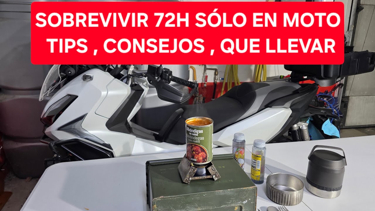 Moto supervivencia extrema 72 h solo 