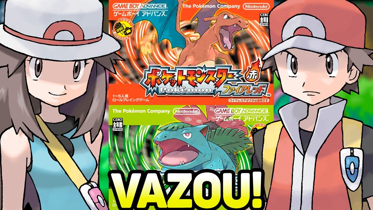 BOMBA!! POKÉMON FIRE RED & LEAF GREEN ESTÃO DE VOLTA !!