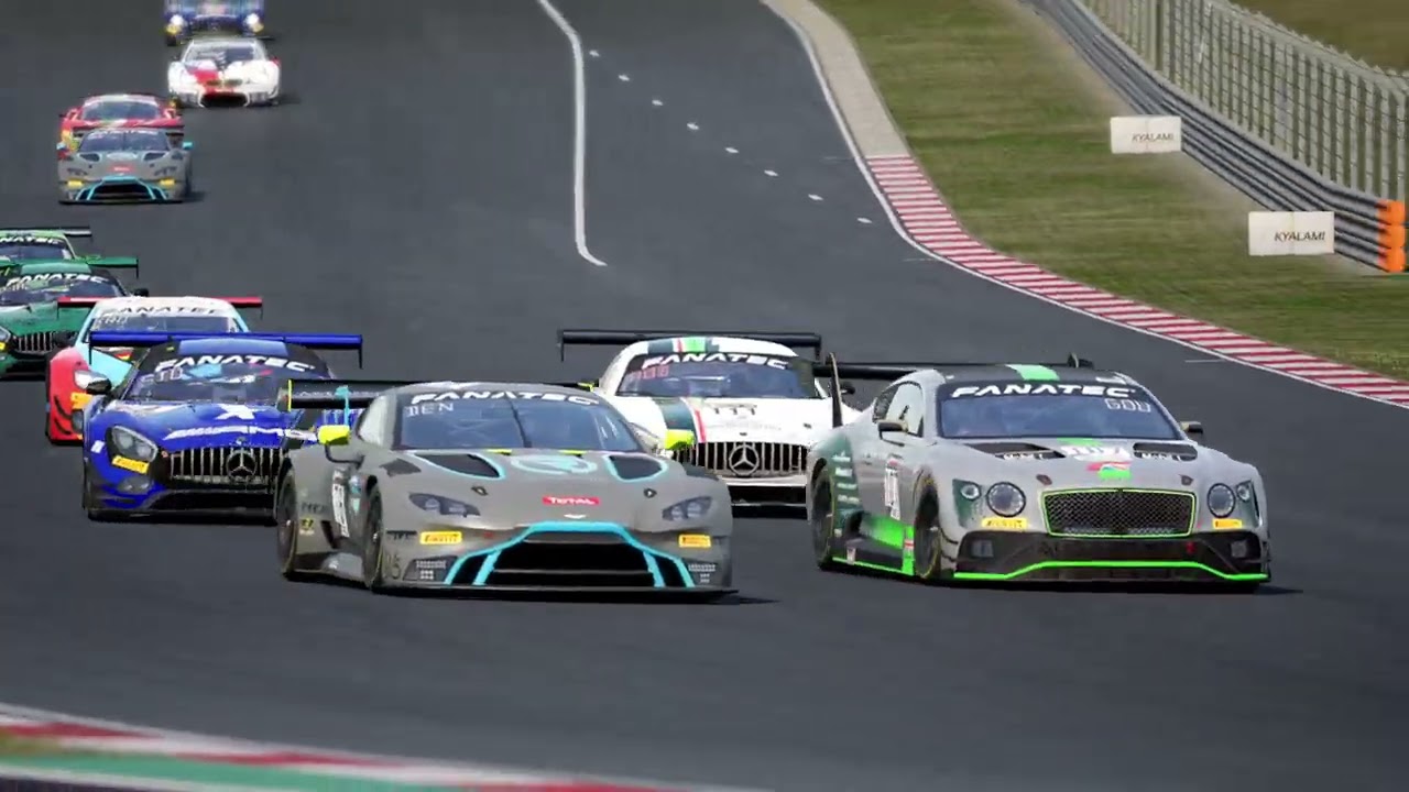 Replay Mercedes AMG GT3 Race in Kyalami Grand Prix Circuit #assettocorsacompetizionei #africa