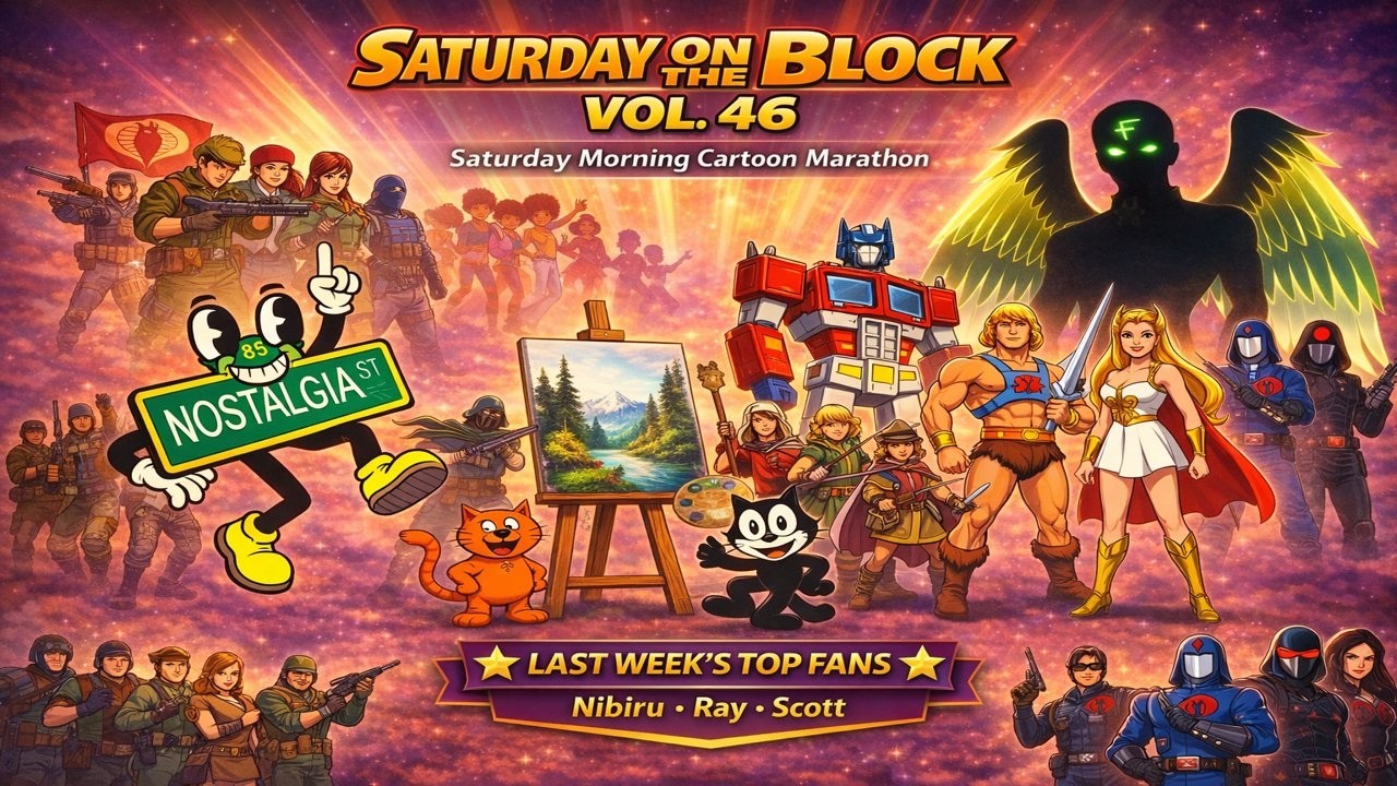 Saturday on the Block Vol. 46 | Classic Saturday Morning Cartoon Marathon 🧃📺
