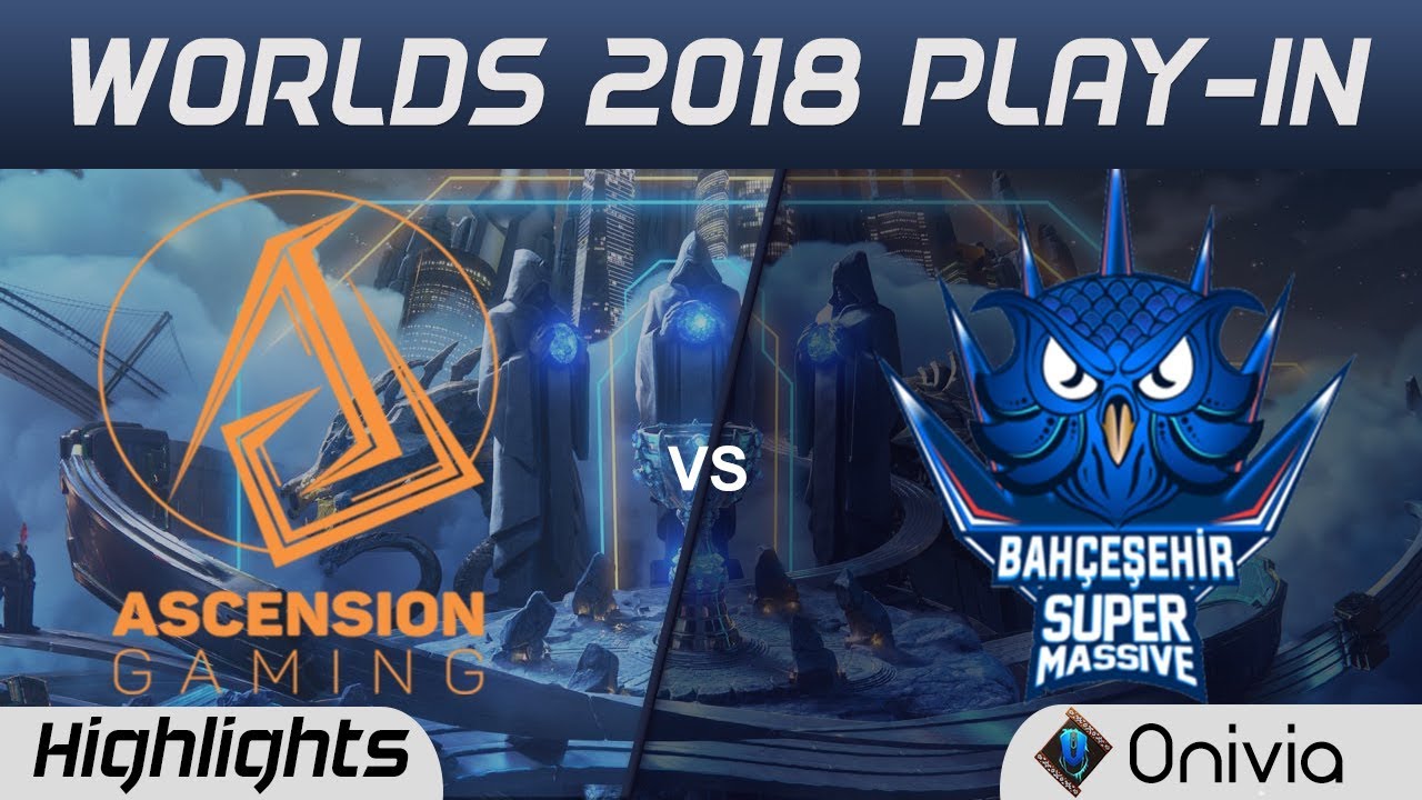 ASC vs SUP Highlights Worlds 2018 Play In Ascension Gaming vs SuperMassive Esports by Onivia