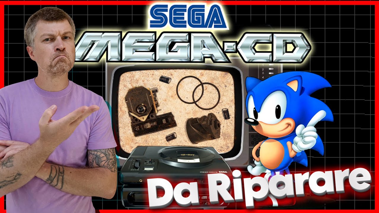 Sega Mega CD JAP : Riparo e Restauro console da una truffa su Ebay 🥺 #retrogaming