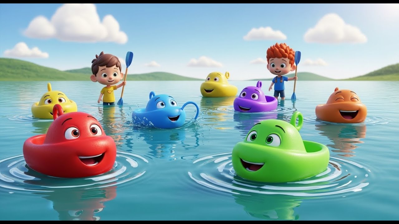 Three Little Toy Lighthouses Shine Shine Shine | Bedtime Song & Nautical Rhyme for Kids