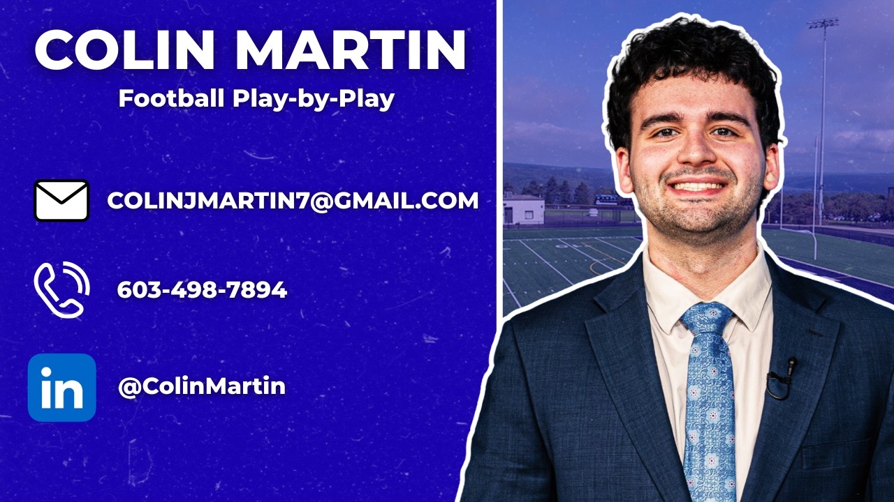 Colin Martin: Radio Football Play by Play Reel