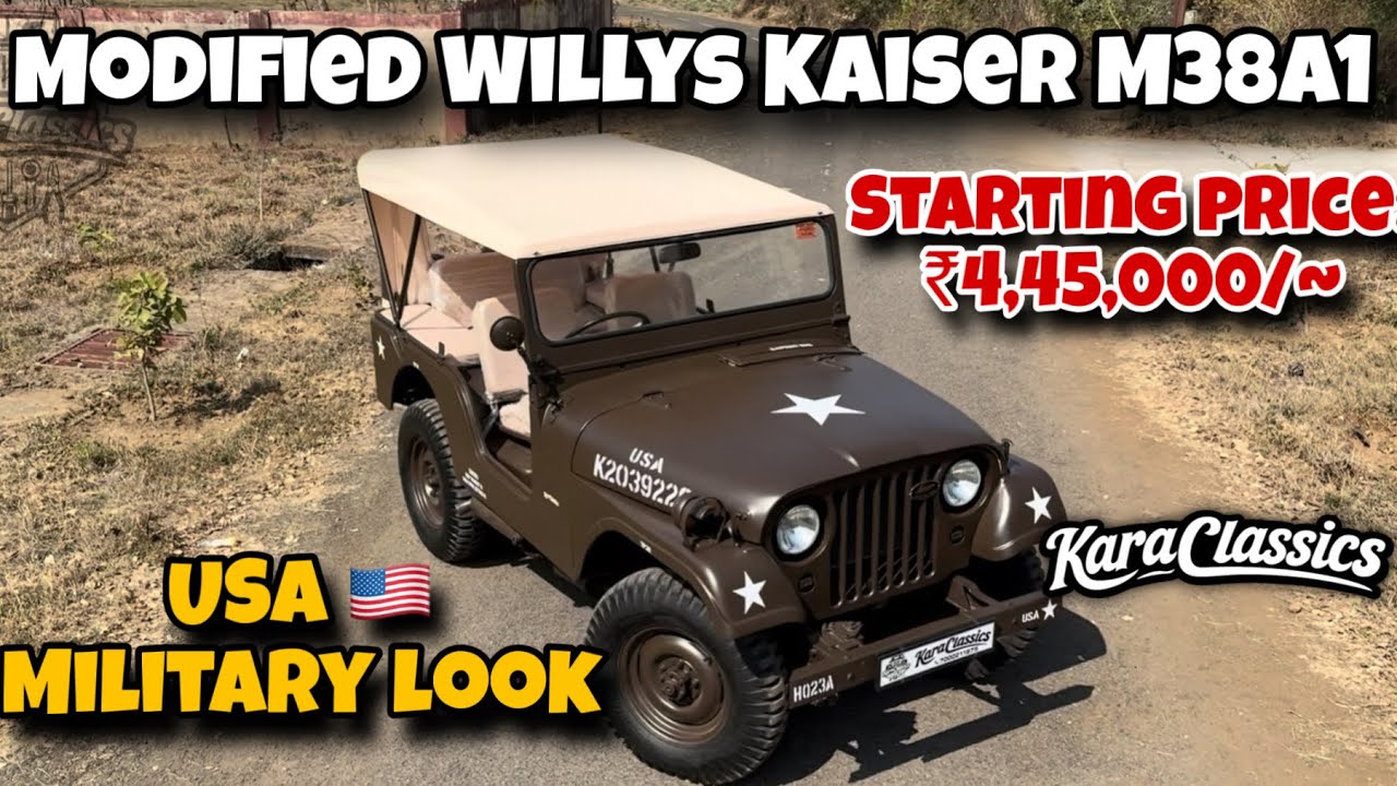 Modified Willys Kaiser M38A1 Jeep converted from MM540 | Modified Open Jeep | Mahindra Major Thar