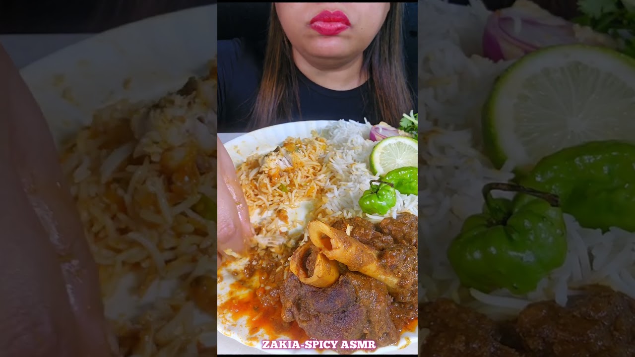 ASMR:YUMMY FOOD EATING WITH NAGA CHILLI 🌶😋‼️