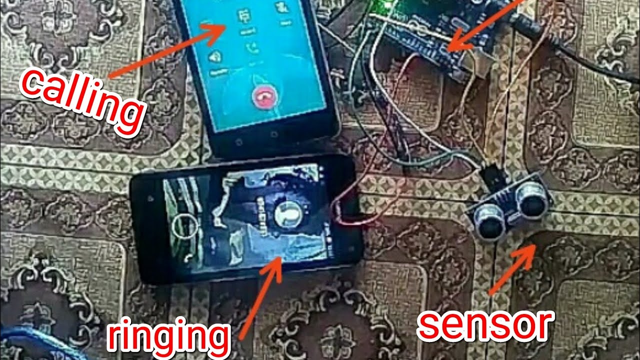 Arduino  phone call security system