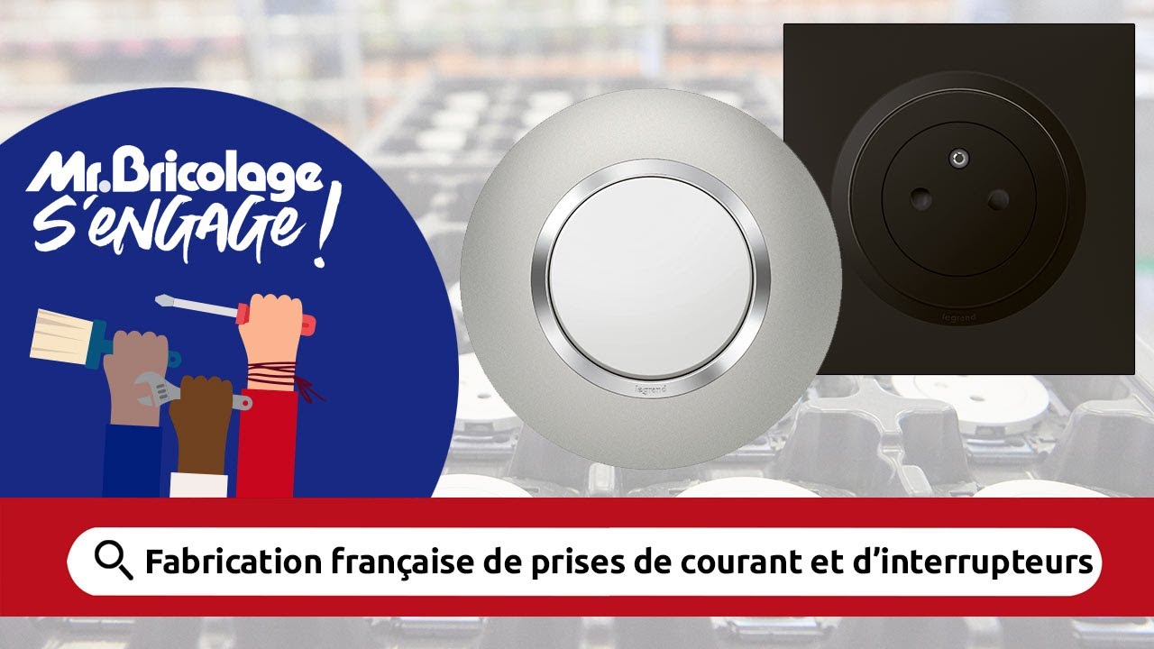 Prises de courant Dooxie LEGRAND - Fabrication française