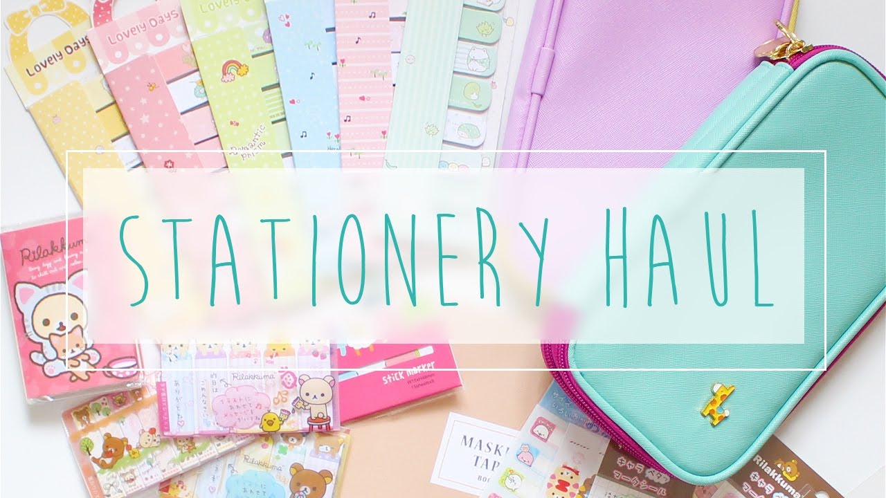 Stationery, Sticky Notes & Planner Goodies Haul ~ A Beautiful Fable