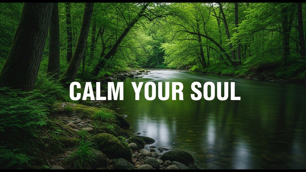 12 Hours Relaxing River Flow for Anxiety Relief and Night Calm