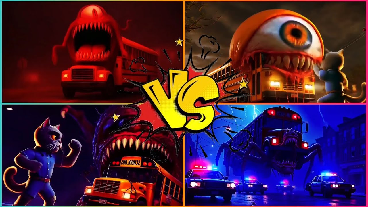 School Bus Eater Monster - Coffin DanceSong (COVER)#coffindancesong #coffindance#schoolbus