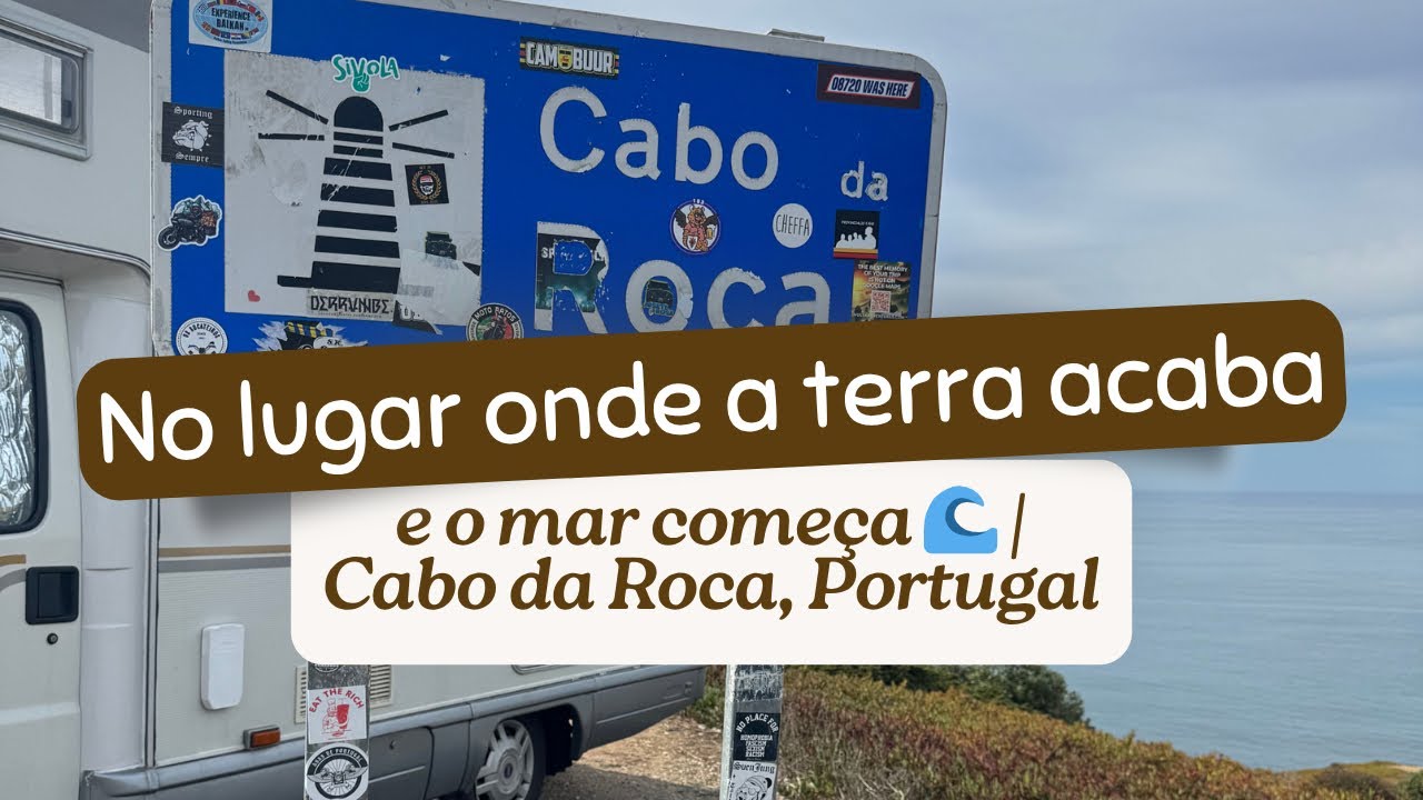 Visitámos o Cabo da Roca 🇵🇹✨ O verdadeiro ‘fim do mundo’ em Portugal 