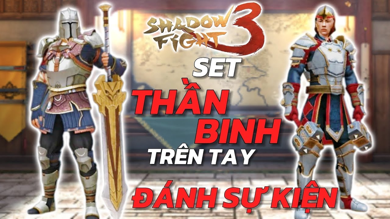 Shadow Fight 3 – Обзор двух наборов богов-воинов гильдии с гигантским оружием