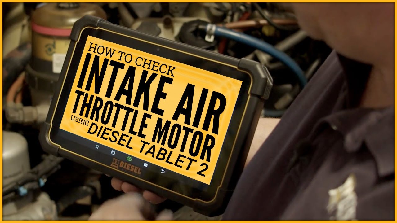 How To Check Intake Air Actuator On A DD13 Engine Using Diesel Tablet 2