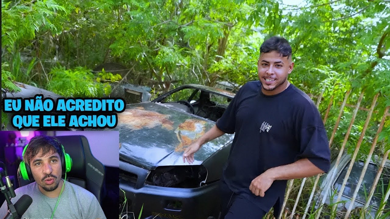 PIUZINHO REAGINDO RENATO GARCIA ACHOU UM SKYLINE NO MEIO DO MATO !!