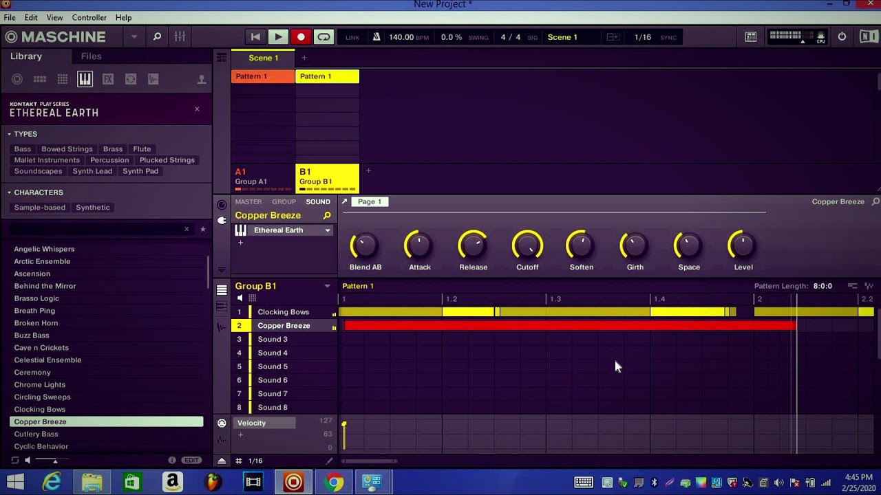 MAKING A BEAT USING MASCHINE 2.9.2