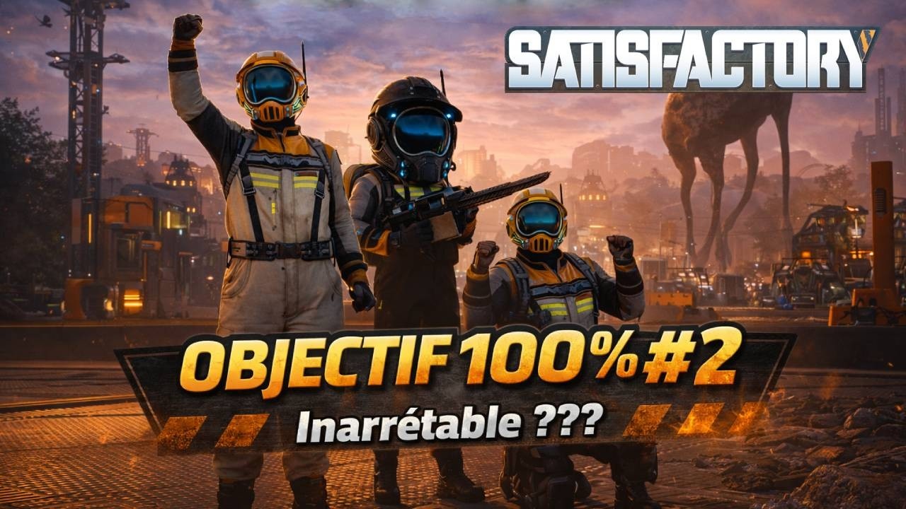SATISFACTORY #2 : Je suis débile ? (feat.  @llcenlive  & Starl0rd)