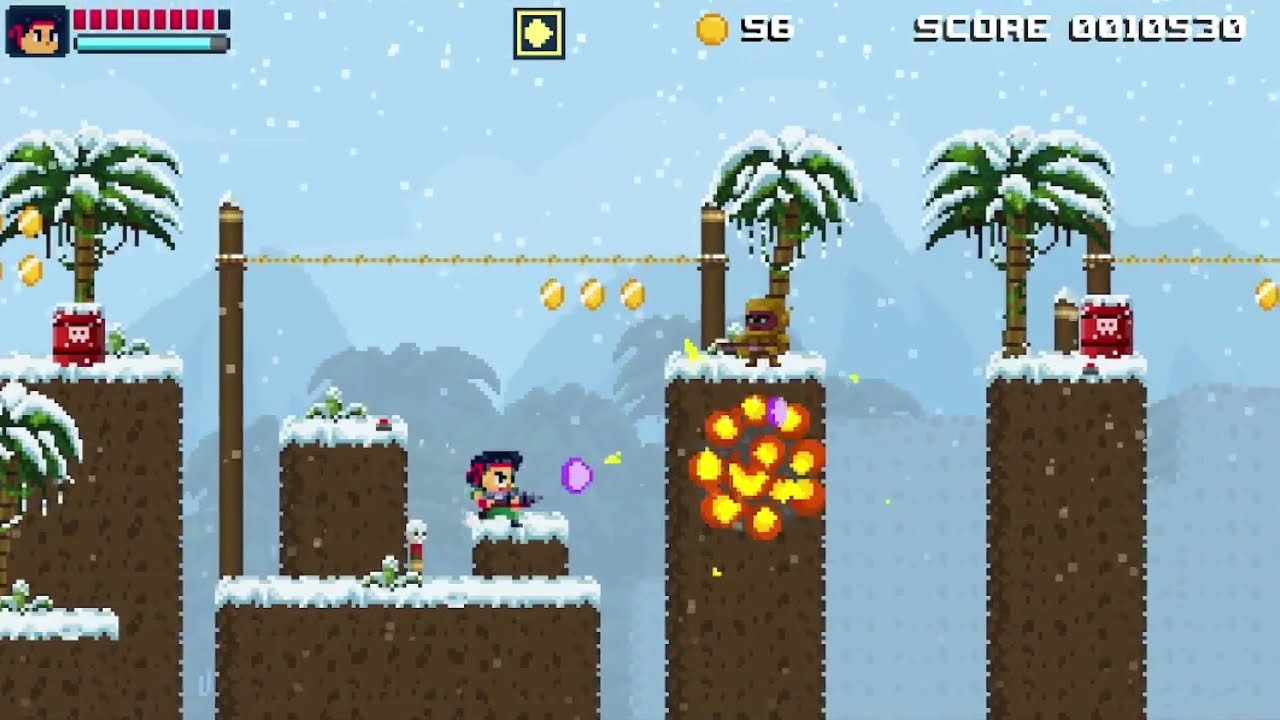 Brave Soldier - Invasion of Cyborgs (Special Mechanics Demo) / Construct 3 Game