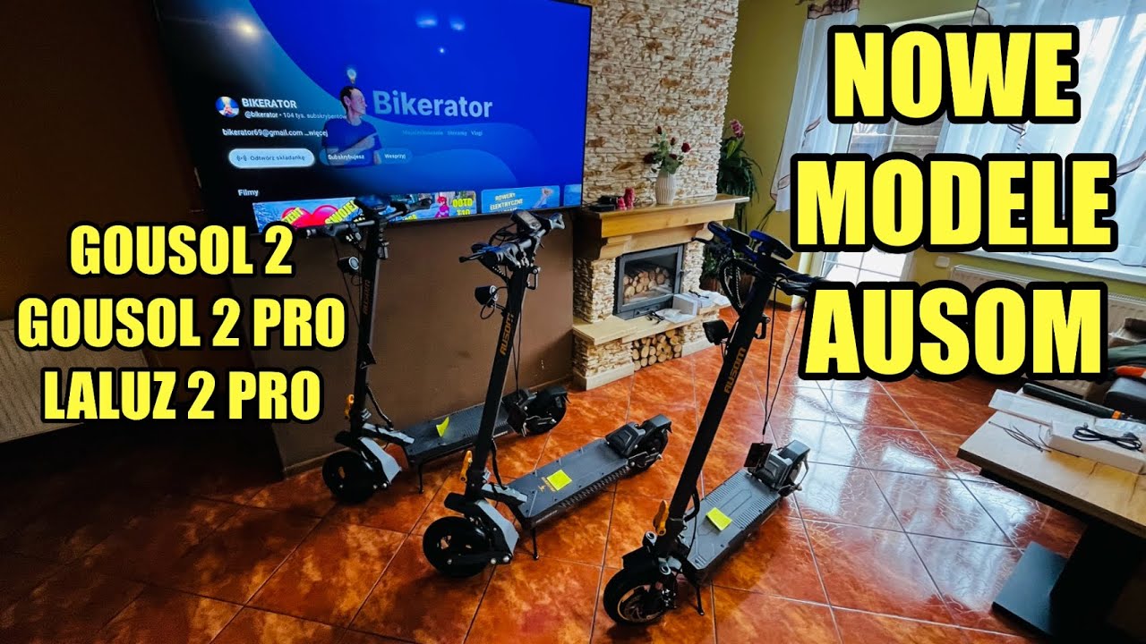 TRZY NOWE HULAJNOGI AUSOM
