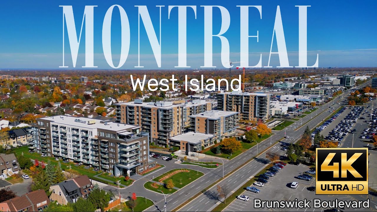 West Island Tour Montreal 2025 4K Aerial Views Episode 5