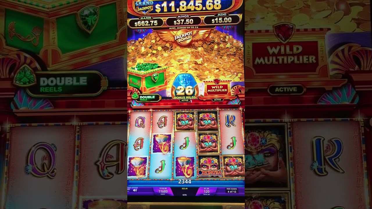 Cleopatra's Double Bonus Gives Big Win!