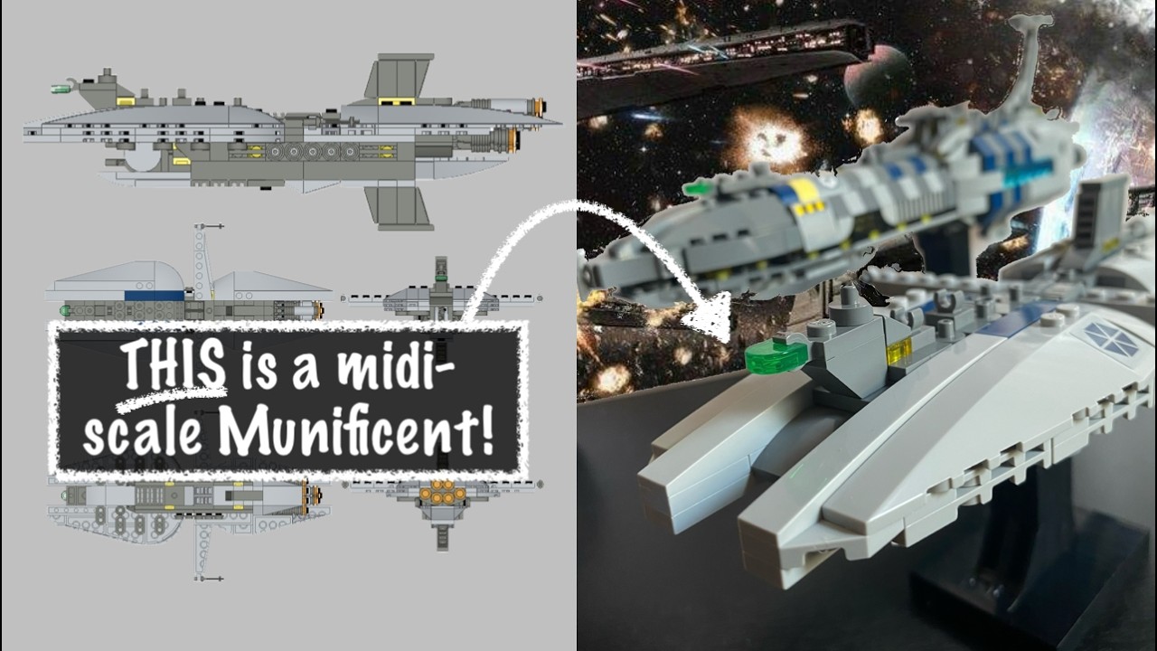 Я разработал этот LEGO Munificent СПЕЦИАЛЬНО так, чтобы он соответствовал масштабу Невидимой Руки!