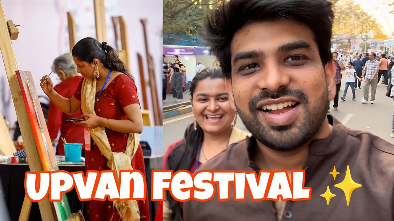 Upvan Festival Vlog | Beautiful Paitings 😍, Ice Cream Date🍦, Food Stalls & Art Vlog