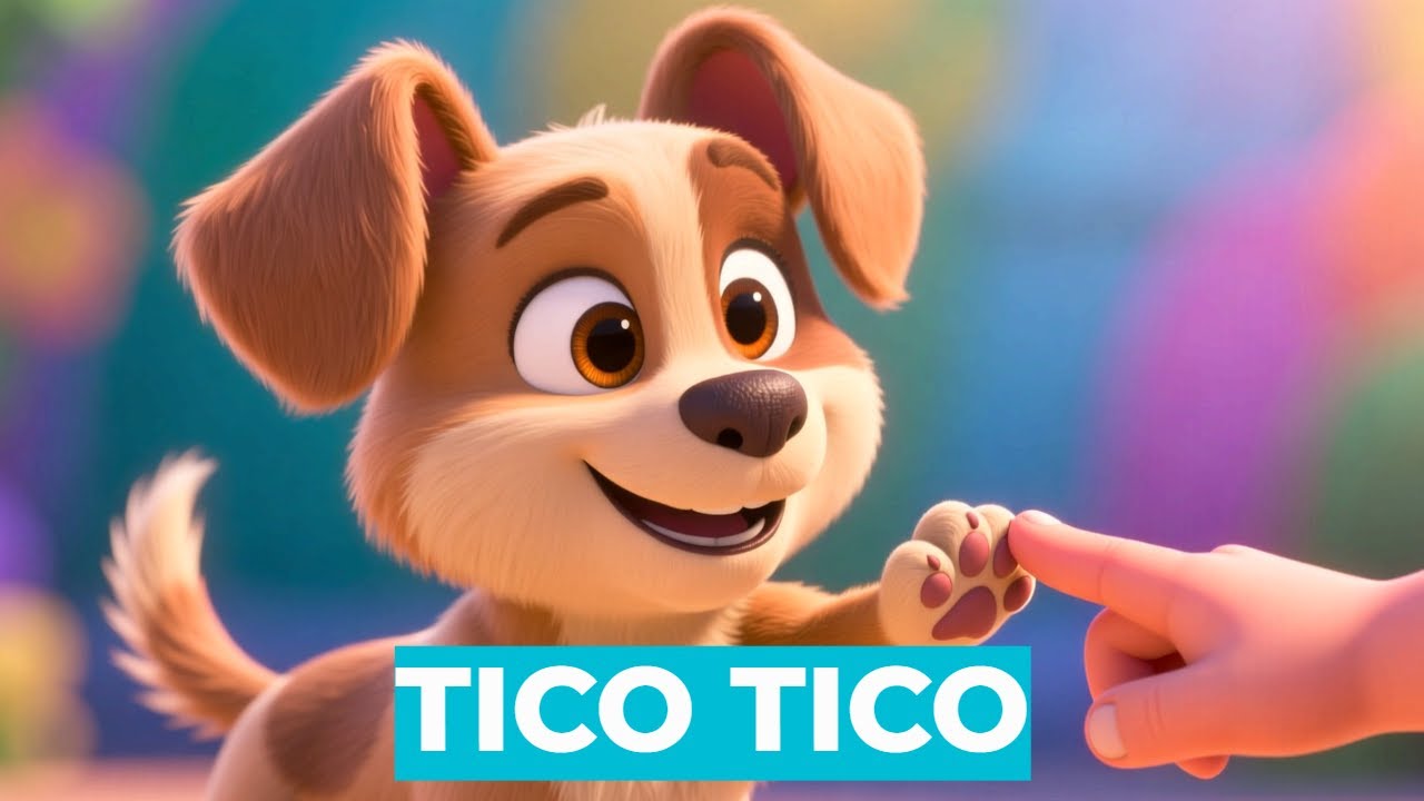🐶🎶 Música do Tico (Au Au Au) | Música Infantil Para Dançar e Brincar