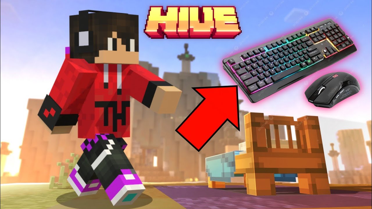 Playing Hive Bedwars With Keyboard And Mouse