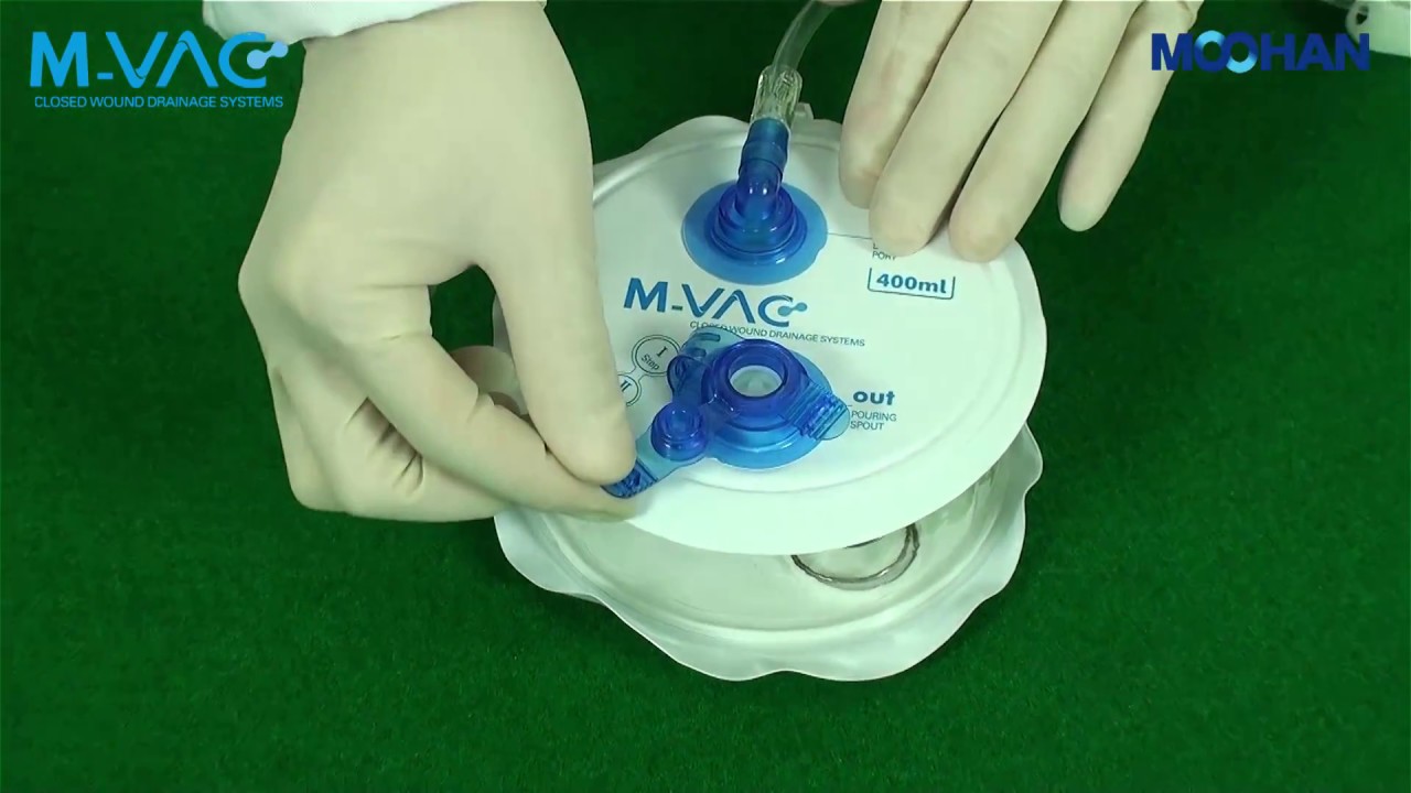 M-VAC, hemovac with both reliability and convenience
