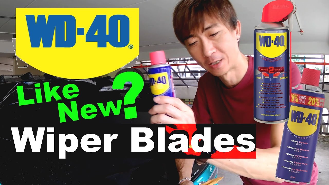 🩷 Можно ли с помощью WD 40 восстановить щетки стеклоочистителя автомобиля? 🤨