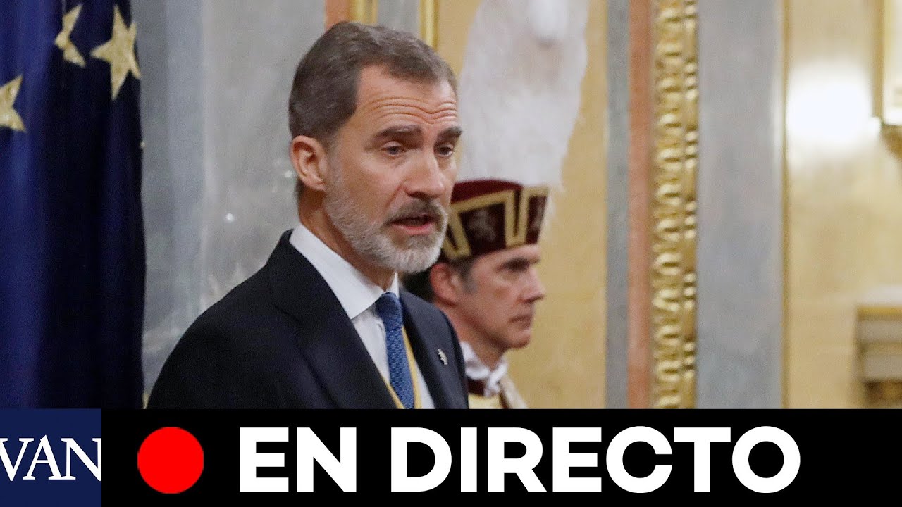 DIRECTO | El rey Felipe abre la XIV Legislatura en el Congreso