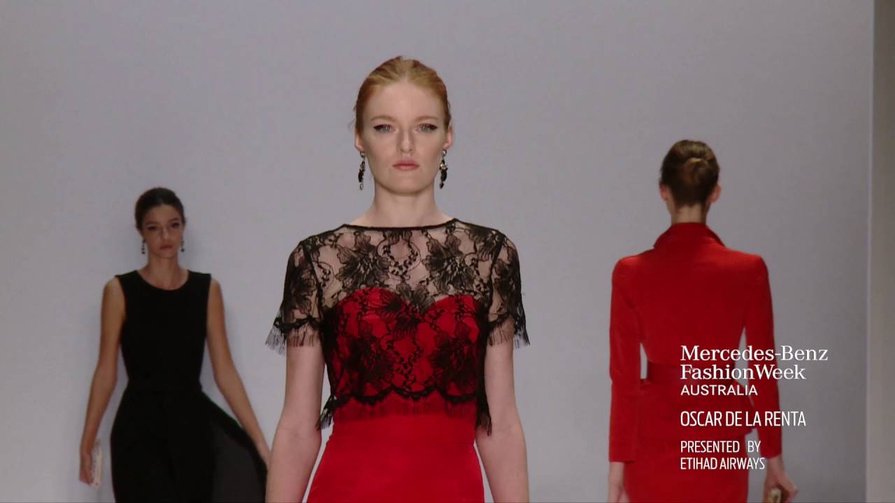 OSCAR DE LA RENTA MERCEDES-BENZ FASHION WEEK AUSTRALIA COLLECTIONS