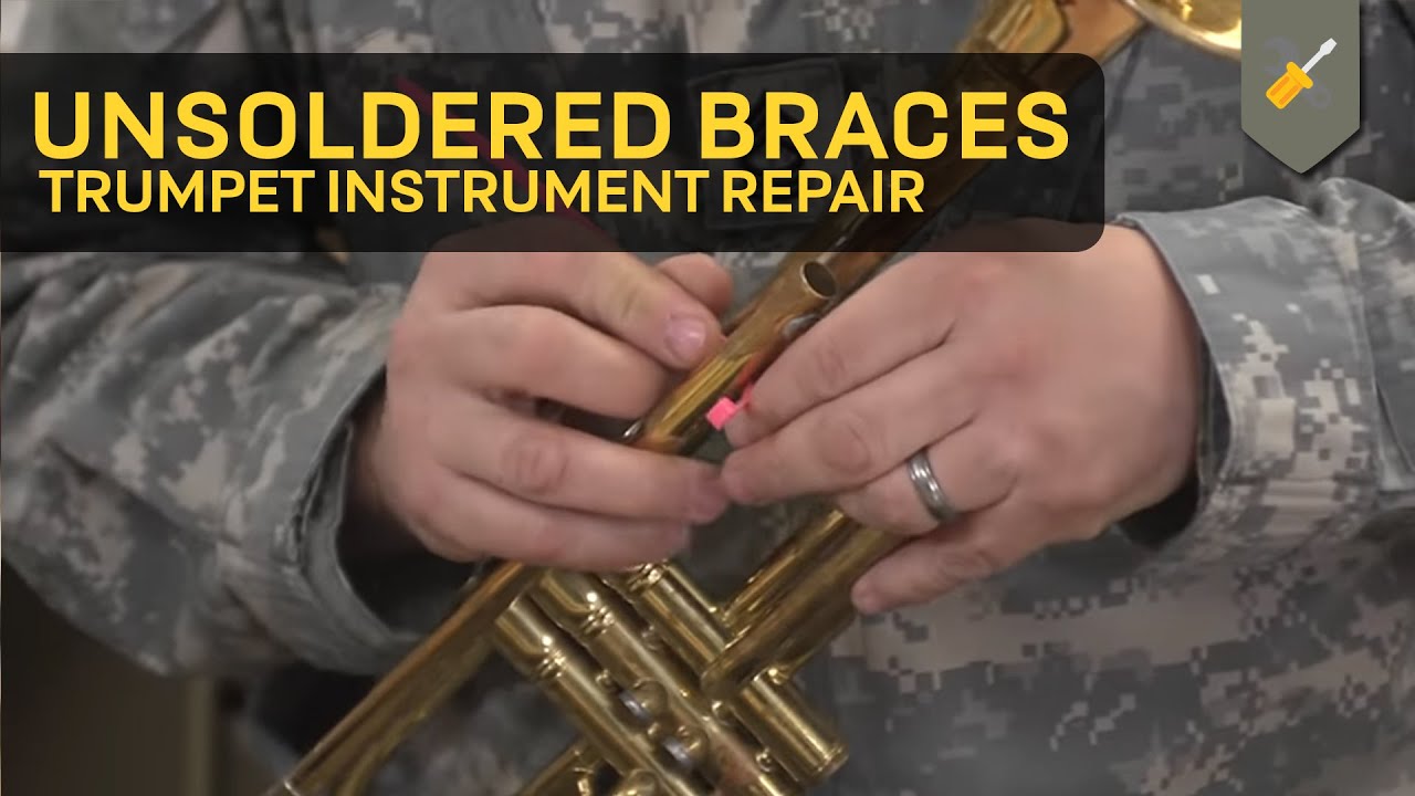 Unsoldered Braces: Trumpet Instrument Repair